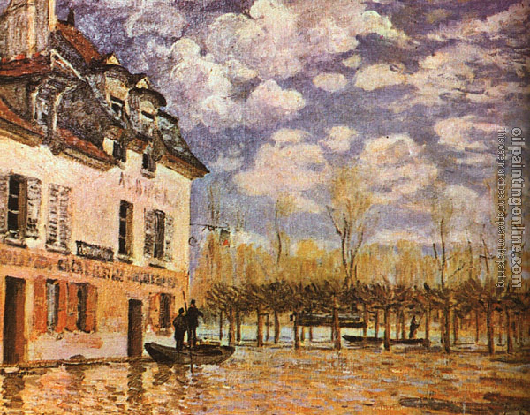 Sisley, Alfred - Boat During a Flood